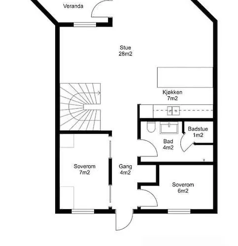I - 4 Soverom, 2 Stuer Og 2 Bad *